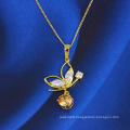 32329 New Fashion Female 18k Gold-Plated Fish Jewelry Pendant in Environmental Copper